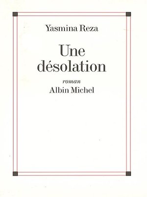 cover image of Une désolation